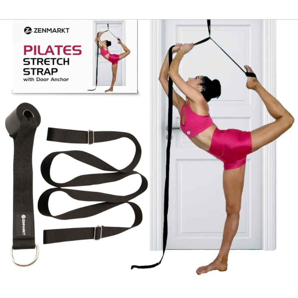 Pilates Stretching Strap with Door Anchor - Flexibility Equipment - NEW in BOX